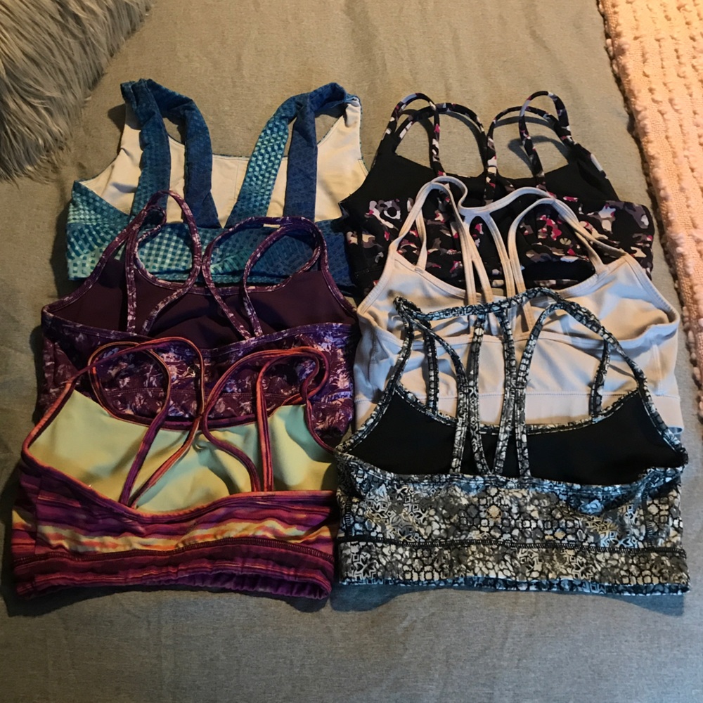 🚫SOLD on Mercari🚫 strappy back sports bra bundle